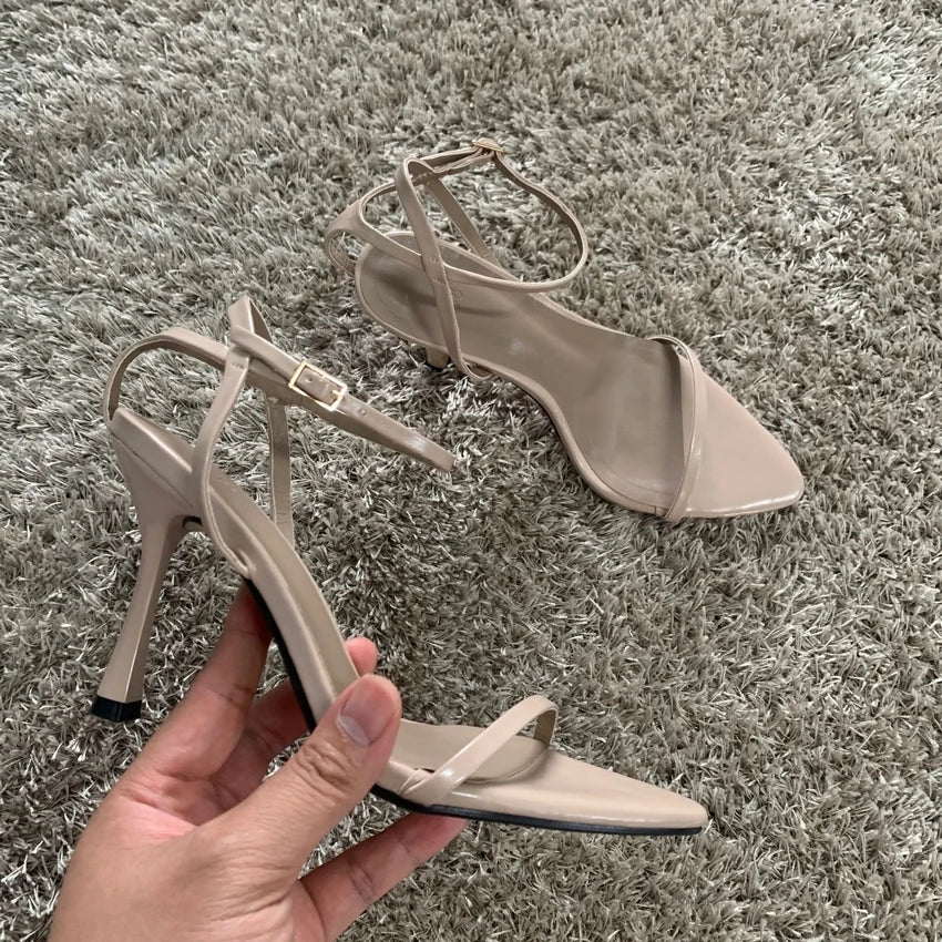 Women’s Summer Fashion Gladiator Sandals – Sexy Thin High Heels Narrow Band Party Pumps
