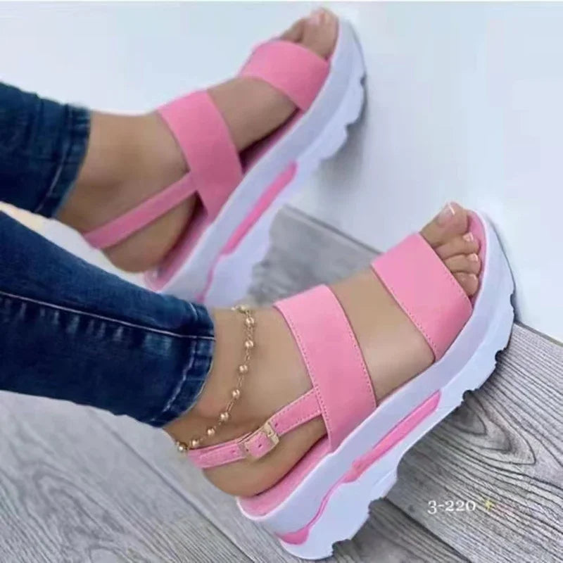 Women’s Summer Low Platform Wedge Sandals