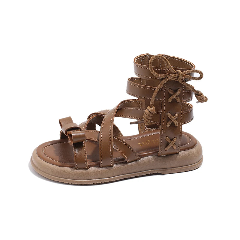 Girls’ 2025 Summer Gladiator High-Top Sandals